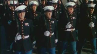 US Marines on Parade in Dress Blues [upl. by Roselane169]