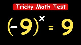 No Calculator Allowed  9O of Students Failed This Tricky Math Test  maths [upl. by Tilla]