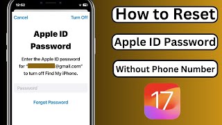 How to Reset Apple ID Password If You Forgot It Without Phone Number 2023 [upl. by Anjali]