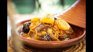 Beef tagine with prunes almonds [upl. by Naillik]