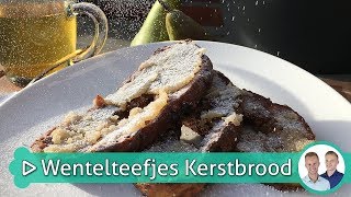 Wentelteefjes van Kerstbrood  Koken amp bakken met SterkInDeKeuken [upl. by Enitsej]