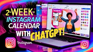 Create a 2Week Instagram Content Calendar amp Bio with ChatGPT [upl. by Quince624]