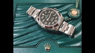 2016年9月 ROLEX Air King 116900新錶開箱與系列錶款大集合 [upl. by Macnair]