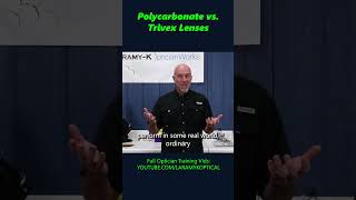 Polycarbonate vs Trivex Lenses [upl. by Ragg343]