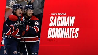 Saginaw dominates Moose Jaw to advance to Memorial Cup final against London [upl. by Allanson]