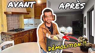 ✅ Rénovation cuisine  Le projet et je casse tout  Ep01  Brico seb [upl. by Terriss608]