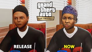 GTA Trilogy Release vs Now  Physics and Details Comparison [upl. by Nudd]