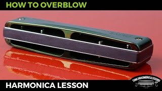 How to overblow on harmonica [upl. by Anirtep]