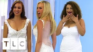 Most Drastic Wedding Dress Transformations  Something Borrowed Something New [upl. by Idur]