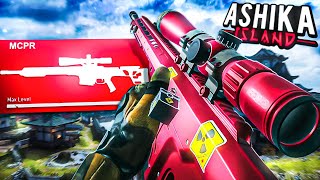 the BEST ONESHOT MCPR300 SNIPER CLASS SETUP on Ashika Island Warzone [upl. by Rolyat]