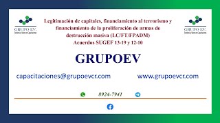 Legitimación de capitales financiamiento al terrorismo LCFTFPADM [upl. by Noiramaj403]