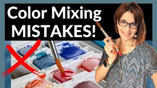 How To Mix Watercolors for Beginners AVOID these Mistakes [upl. by Sufur]