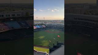 BrickTown Oklahoma minor league ball from my room in the Hilton [upl. by Nemraciram]