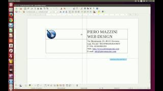 Carta intestata con LibreOffice Writer [upl. by Heck630]