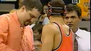 1 Zack Esposito vs 2 Ty Eustice Iowa Wrestling vs Oklahoma State NCAA Wrestling dual 2006  149 [upl. by Aronek574]