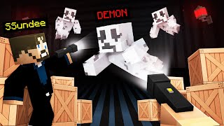 Hunting for Demons in Minecraft Phasmophobia [upl. by Charlie]