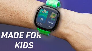 The BEST smartwatch for your KIDS Fitbit Ace LTE REVIEW [upl. by Itsyrk]