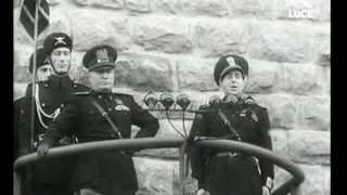 Benito Mussolini inaugura Carbonia il 18 Dicembre 1938 [upl. by Cibis25]