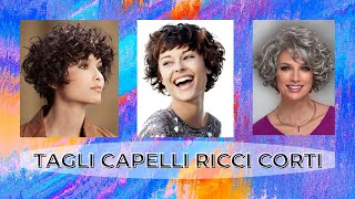 Tagli capelli ricci corti [upl. by Guendolen239]