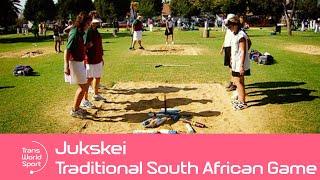 Jukskei  Traditional South African Game  Trans World Sport [upl. by Llenroc]