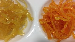 How to Candied Orange and Lemon Zest [upl. by Blanchette]