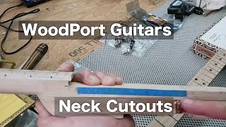 Cigar Box Guitar Neck Cutout in the box [upl. by Vernier]