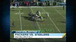 Packers vs Steelers Super Bowl Matchup 1242011 [upl. by Aidul]