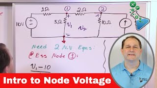 Lesson 1  Intro To Node Voltage Method Engineering Circuits [upl. by Naired]