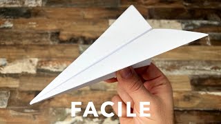 Comment faire un Avion en papier Facile  Planeur ✈️ [upl. by Kassity989]