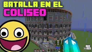 Batalla en el COLISEO  Minecraft [upl. by Nojram]