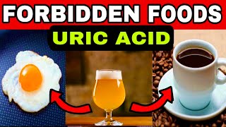 6 FORBIDDEN Foods for HIGH URIC ACID and the 6 Best to LOWER URIC ACID [upl. by Amitarp]