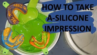 ASILICONE IMPRESSION  SINGLE STEP TECHNIQUE  EASY IMPRESSION TECHNIQUE  ELASTOMERIC MATERIAL [upl. by Edik]