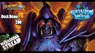 Mon Deck Démoniste ZOO Standard  Hearthstone  Trône de glace [upl. by Akierdna783]