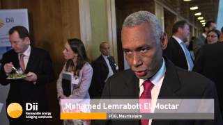 Dii Conference Mohamed Lemrabott El Moctar CEO Maurisolaire French [upl. by Foskett]