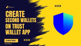 How To Create Second Wallet On Trust Wallet App  Full Guide [upl. by Arries]