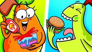 Relatable and Funny Fails  Pears Like To Try Every Hack and Trick  Pear Couple Global [upl. by Haseefan]