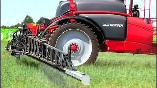 Horsch Leeb 5 LT Crop Sprayer demo at Borgeby fair 2018 [upl. by Quitt]