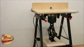 Quick and Easy Portable Router Table DIY [upl. by Yggam183]