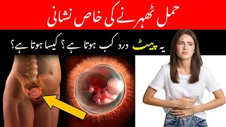 implantation kab hota hai Early PregnancySymptoms limplantation cramp limplantationsymptoms in urdu [upl. by Sievert]