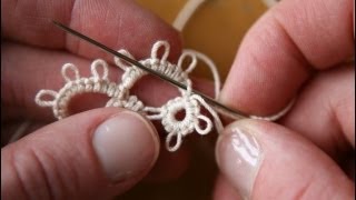 Needle Tatting  Best Needle Tatting Tip Katys secret quotspecial stepquot by RustiKate [upl. by Hodge]