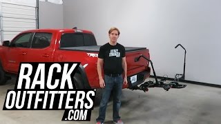 2017 Toyota Tacoma with Yakima DrTray Platform Hitch Mount Bike Rack [upl. by Nolyag607]