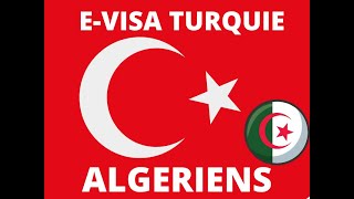 EVISA TURQUIE  تاشيرة تركيا الالكترونية  visa turquie algerie  عاجل عاجل عاجل [upl. by Anagrom]