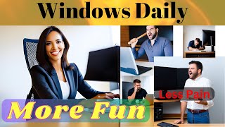 Windows Daily Helpline 461 [upl. by Elinnet]