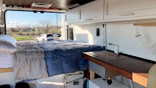 VAN TOUR OffGrid Stealth ProMaster  Minimalist Van Build [upl. by Odelet]