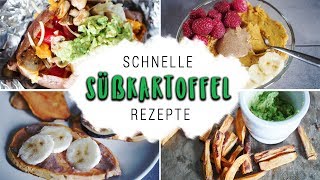 Süßkartoffel Rezepte  kalorienarm amp schnell [upl. by Baumann]