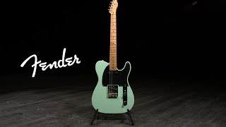 Fender Vintera 50s Mod Telecaster MN Surf Green  Gear4music demo [upl. by Hackney]