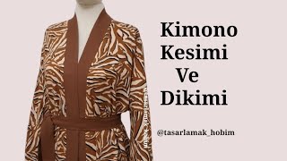 Kimono Kesimi ve Dikimi [upl. by Hamitaf]