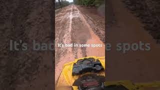 Riding the power line at Muddy Bottoms Mud park [upl. by Rufina]