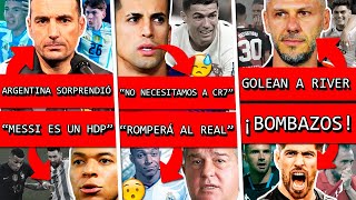 ARGENTINA fue viral ¿Qué pasó con MESSI PORTUGAL critica CR7 MBAPPÉ arruina REAL RIVER humillado [upl. by Allenrad]