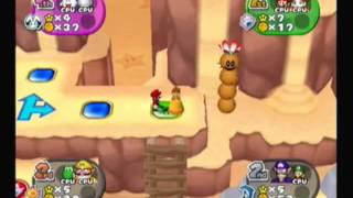 Mario Party 7 Game Episode 9Pyramid Park Revisit 4Team Battle [upl. by Holtz397]